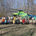 WFA Class of 2011 April 8-10 Group Photo with Medevac Helicopter